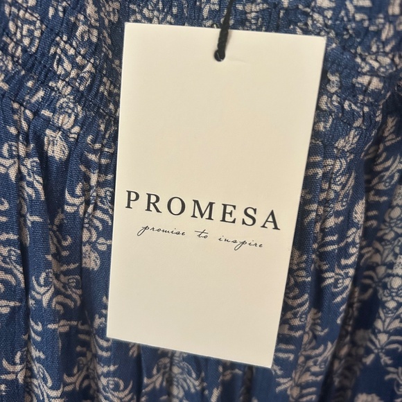 Promesa Blue Maxi Dress Size M - Picture 4 of 4